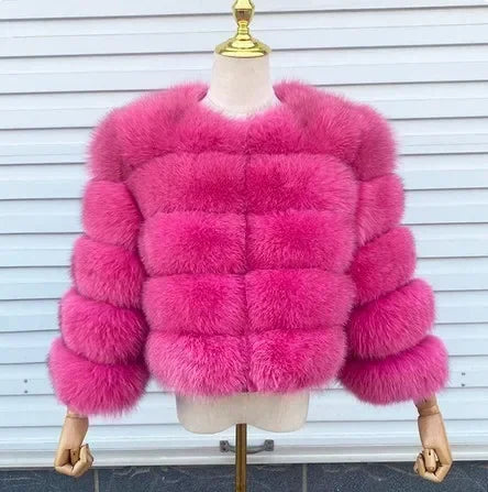 Women Autumn Winter Faux Fur Fox Coats Short Coat Jackets Elegant Jacket Furry Outerwear Party White Thick Warm Y2k Coats