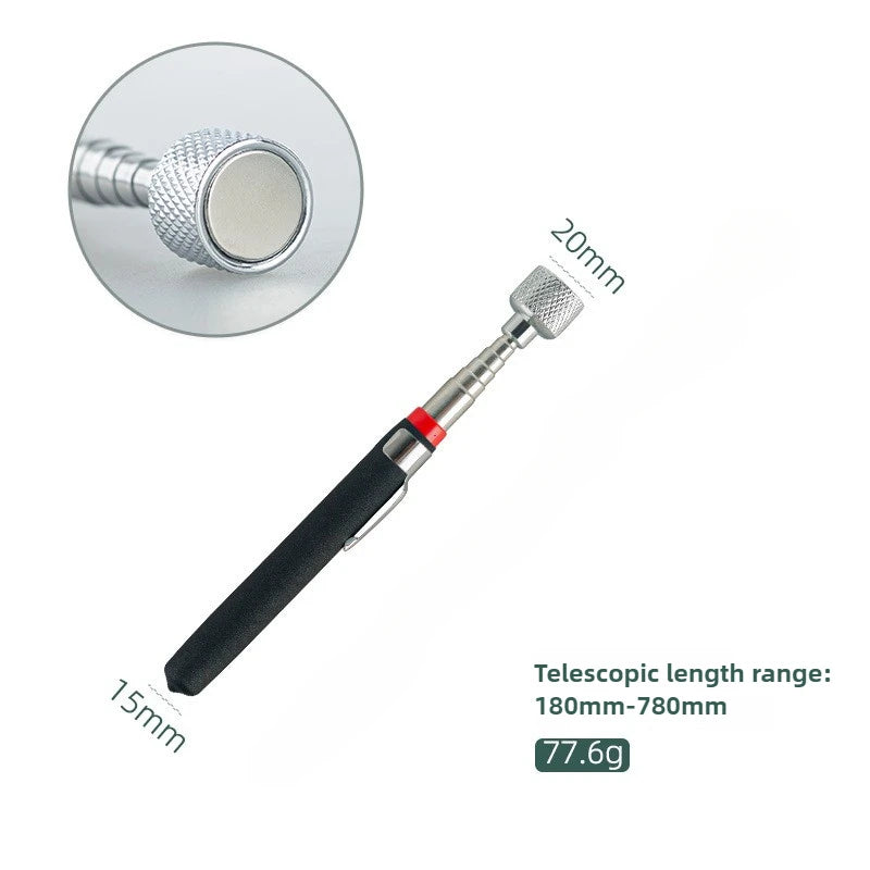 Telescopic Magnetic Magnet Pen Pickup Tool Extendable Pen Style Pickup Rod for Car Repairing Machinery Maintenance  Car Tools