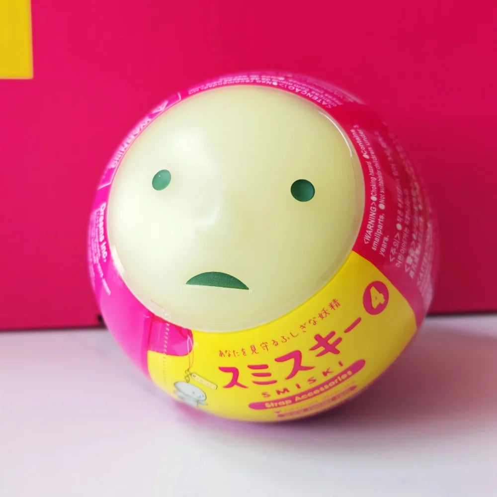 New Sonny Angel SMISKI Strap Accessories 4 Glow in The Dark Blind Box Twist Ball Desktop Keychain Valentine's Day Surprise Gifts