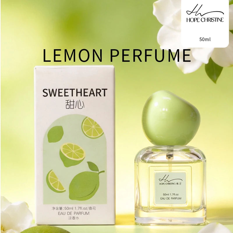 Summer Lemon Citrus Perfume Fresh Fruity Light Fragrance Long Lasting Mild Scent For Ladies Daily Travel Outdoor Casual Use