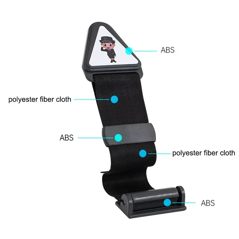 Car Child Seat Belt Retainer Adjustment and Fixation Anti-stroke Belt Children Shoulder Guard Buckle Seatbelt Adjuster for Kids