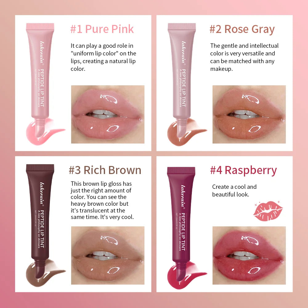 Lip Gross Treatment Moisturizing 10ml Peptide Lip Mask Gel To Remove Dead Skin Lipstick Base Lip Cream Women Lip Care Mask
