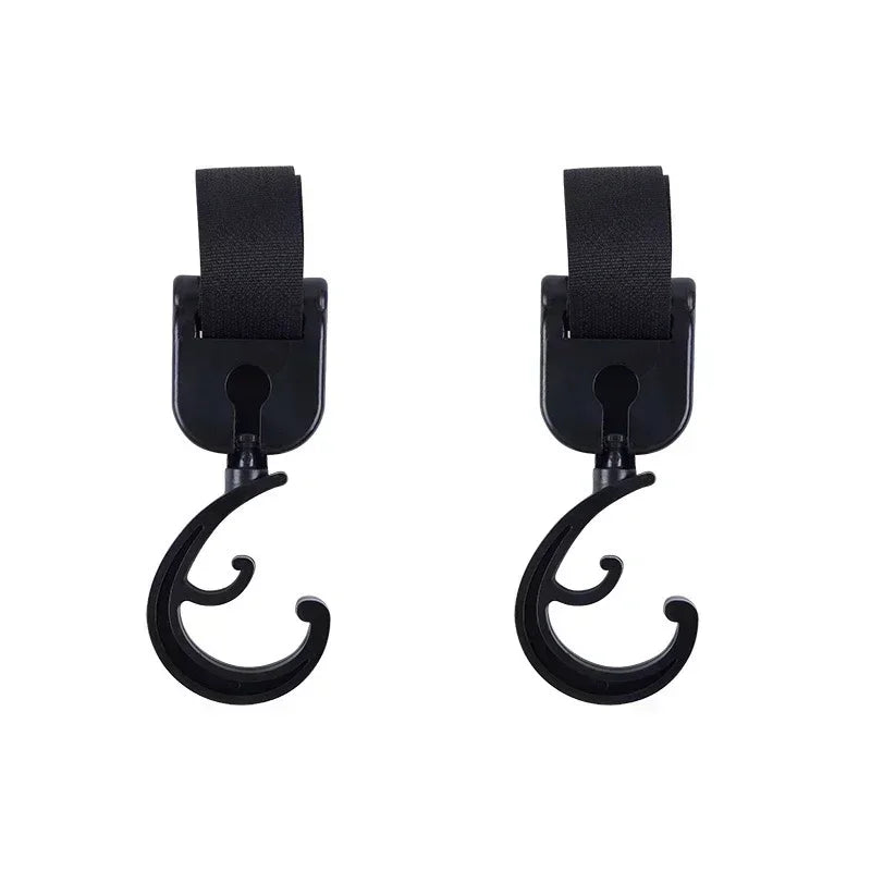 2pcs Car Back Seat Hook Multi-function Rear Seat Headrest Hanging Hook Umbrella Holder Seat Back Storage Hook Auto Interior Tool