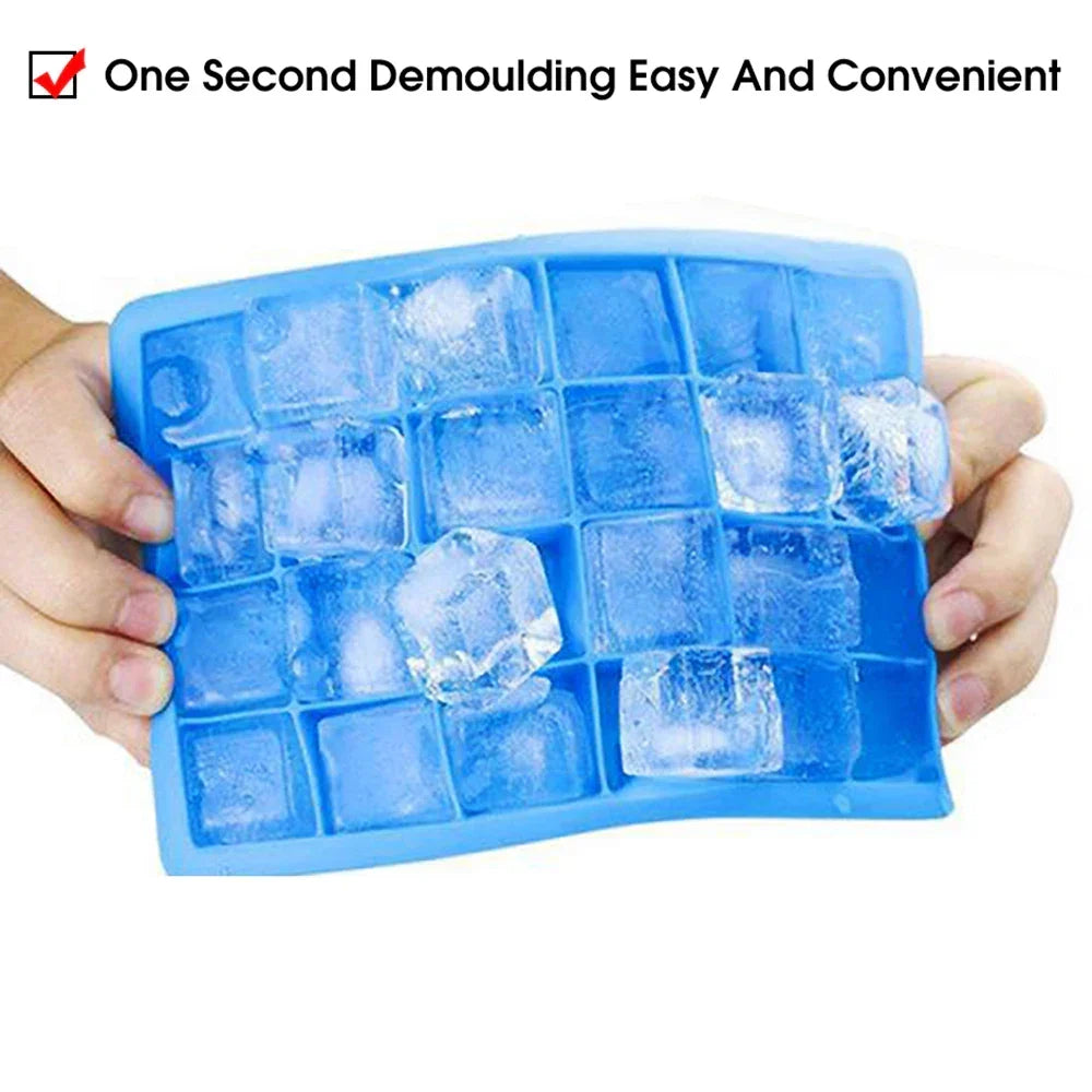 24-Hole Silicone Ice Cube Tray