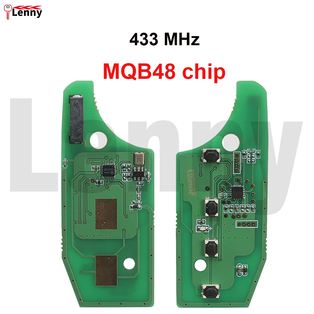 Lenny 2ADPXFI5AM433TX 433MHz MQB48/4Achip SIP22-Blade Car Key for Jeep Renegade and Fiat 500X Egea Tipo Toro Crono 2016-2018 Key