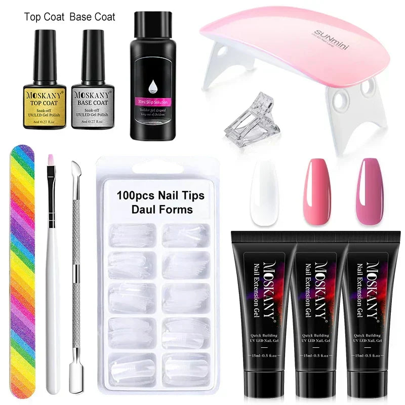 Poly Nail Gel Set Kit