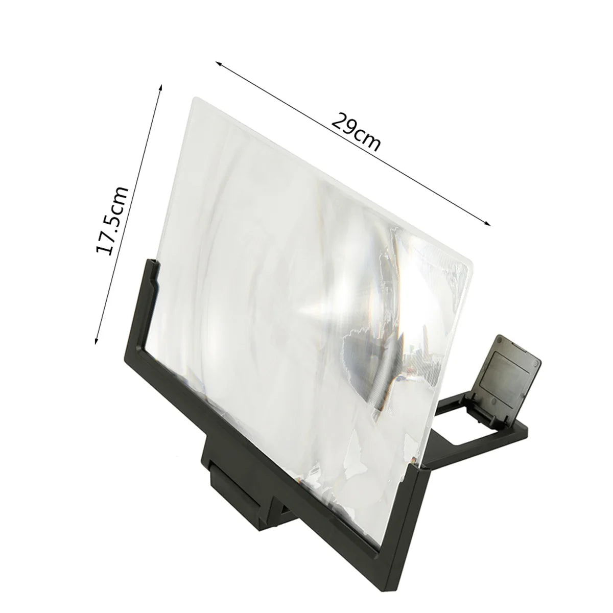10/12/14 Inches Screen Amplifier Mobile Phone TV Screen Magnifier TV Movie HD Screen Magnifying Glass Anti Phone Holder Stand