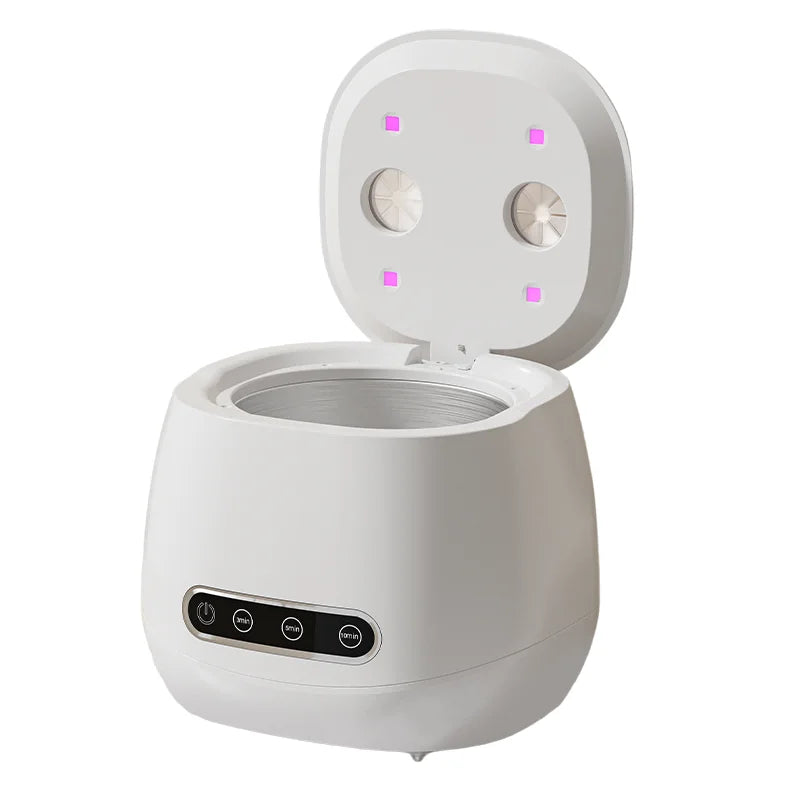 48KHZ Ultrasonic Braces Cleaning Machine USB rechargeable Multi-function Invisible Retainer Denture Machine Jewelry High Frequen
