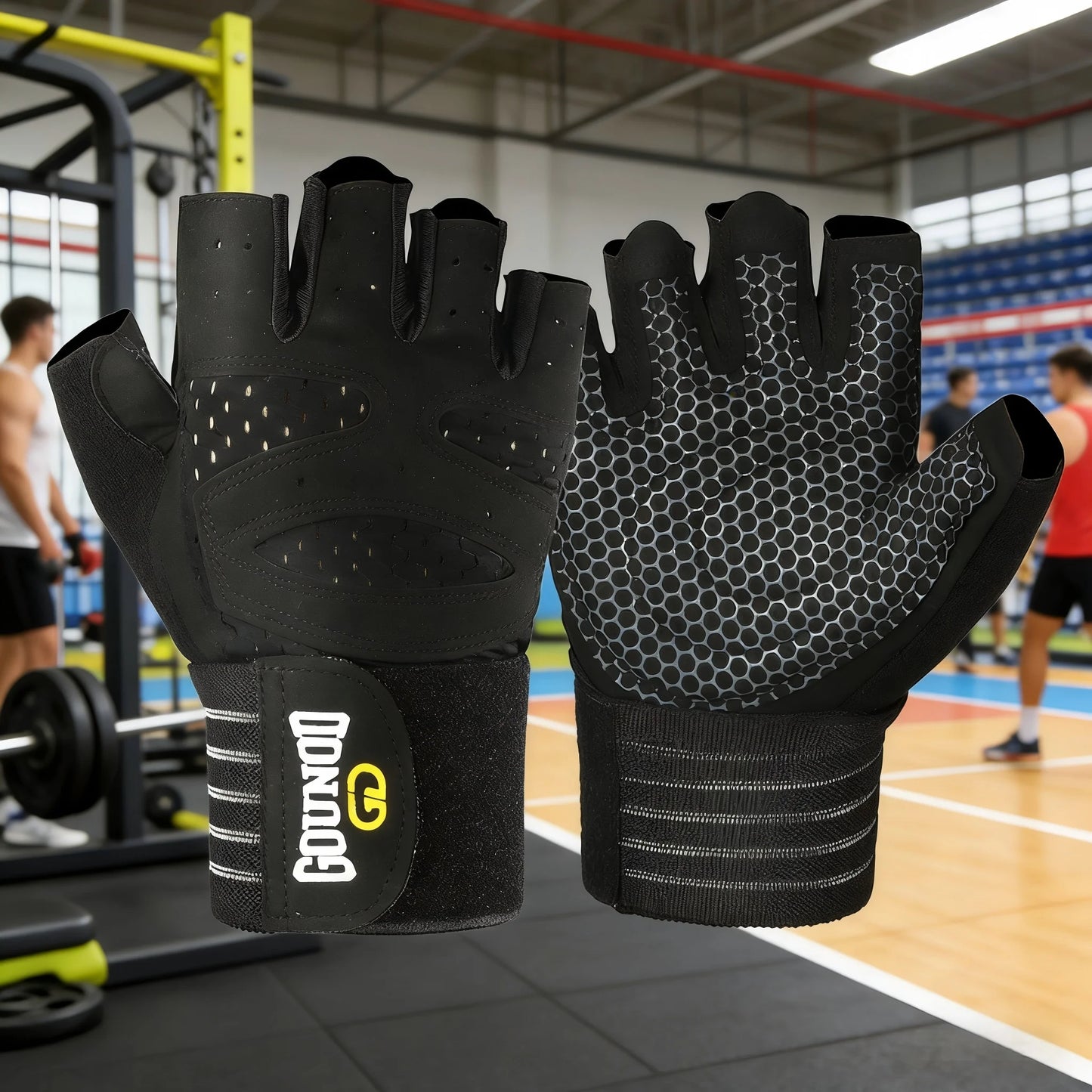 1 Pair of Boxing Gloves Fitness Gloves - Sturdy Non-slip Design, Suitable for Fitness, Sports and Bodybuilding, Sports Gloves