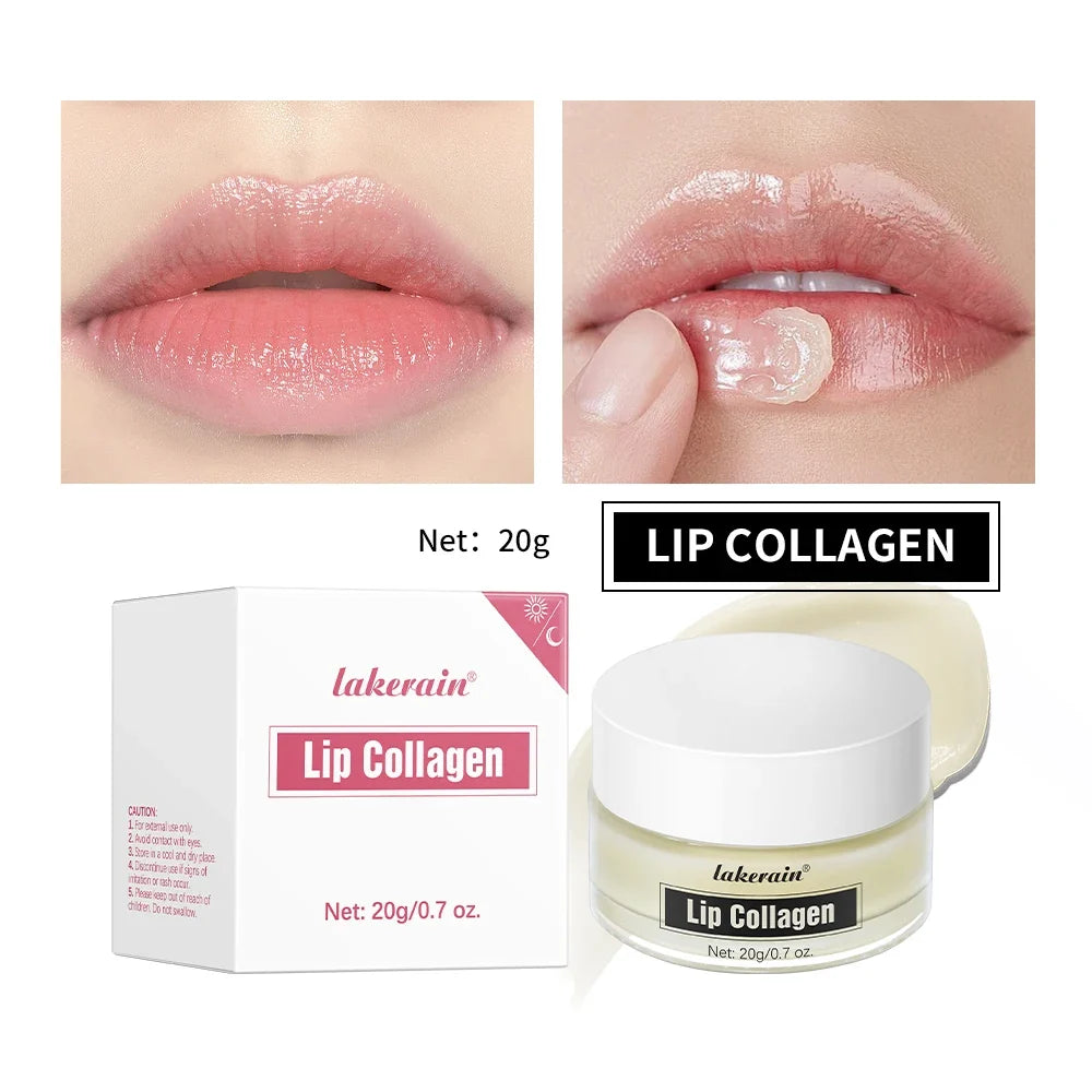 Collagen Lip Mask Moisturizing Hydrating Dry Lips Smooth Fine Lines Increase Lip Vibrancy And strengthen Barrier Lips Skin Care