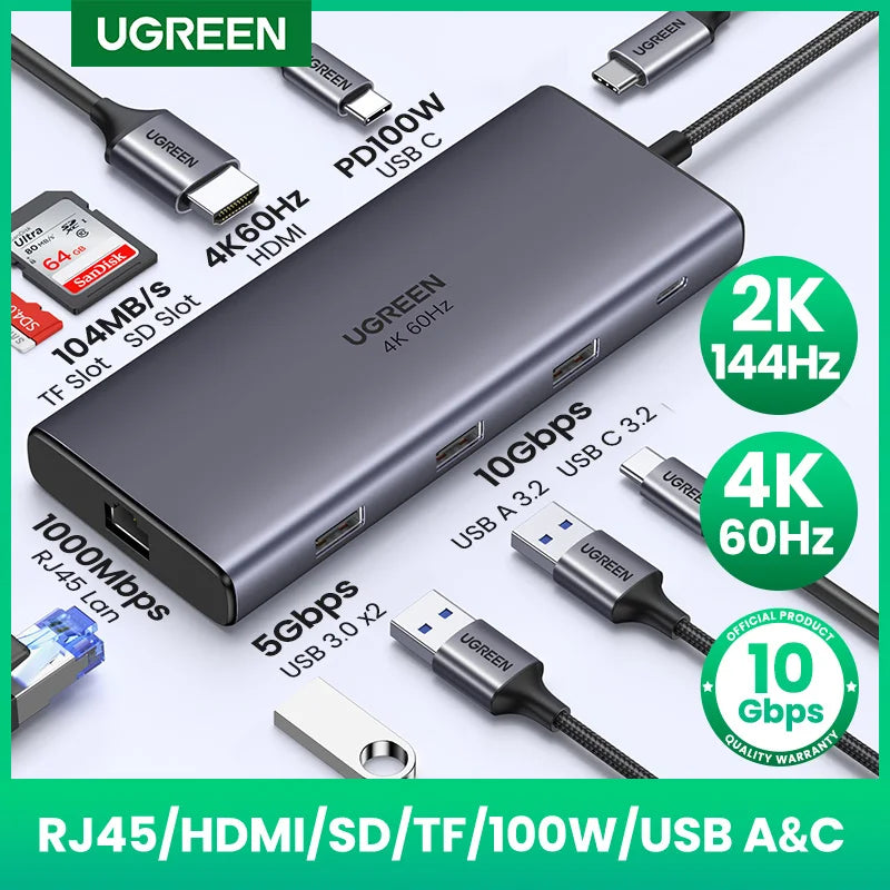 UGREEN 10Gbps USB-C Hub