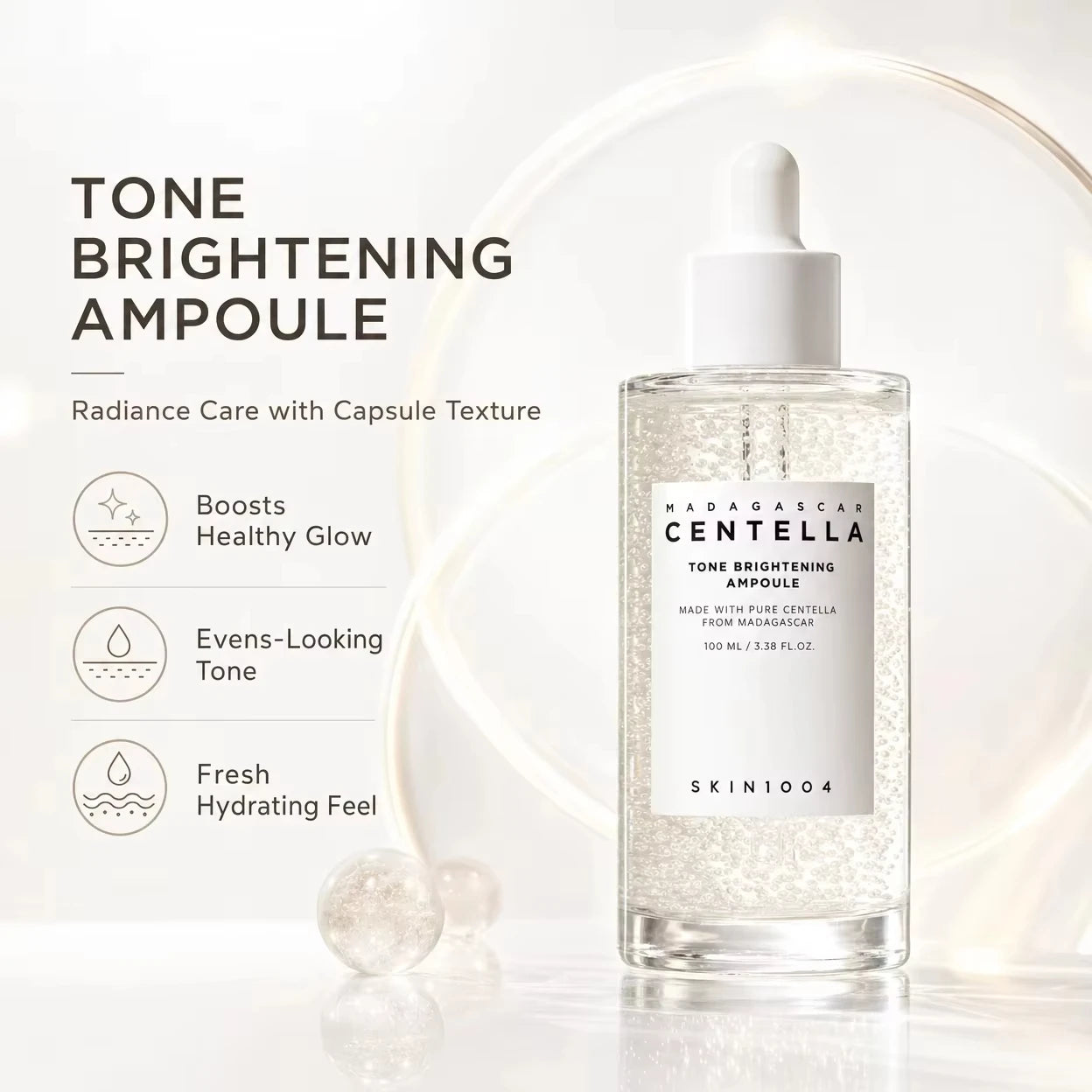 SKIN1004 Korean Centella Ampoule Series,Poremizing Fresh,Brightening,Intensive Ampoule Face Pore Care Soothing Serum Skincare