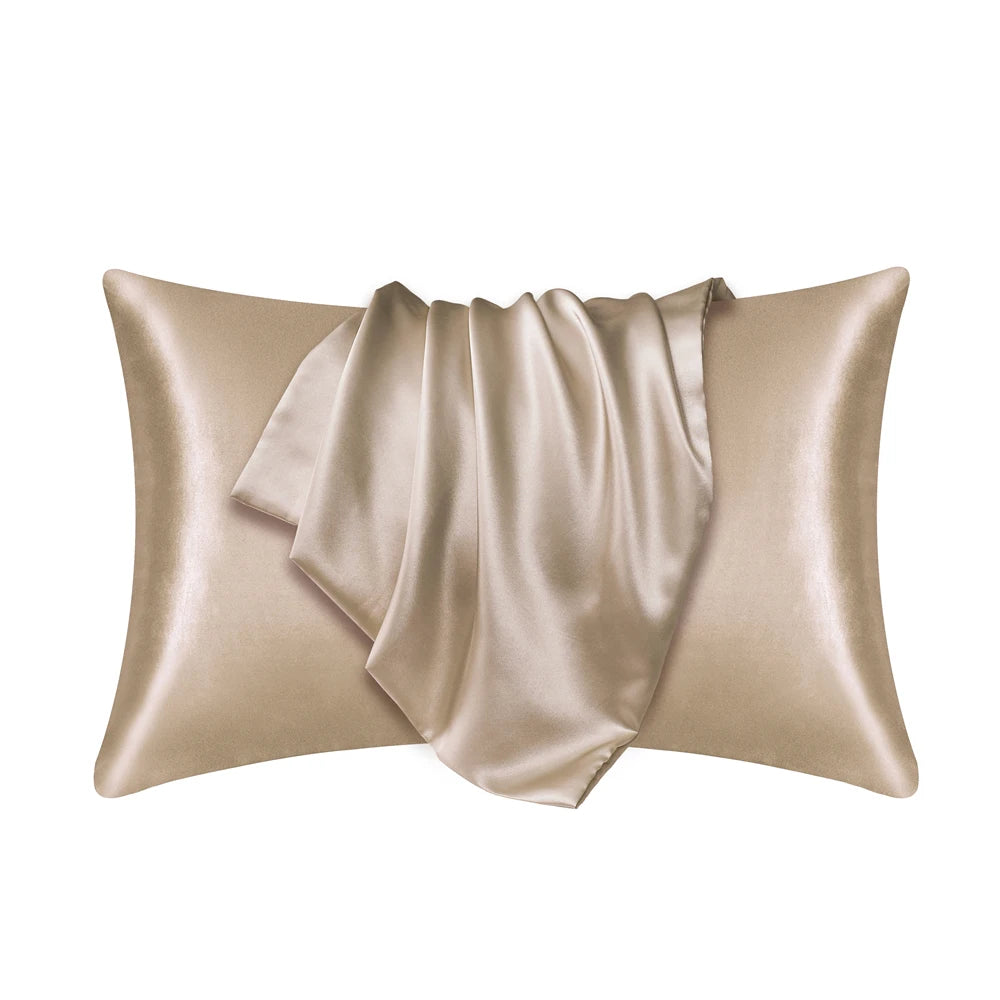 2Piece Natural Mulberry Silk Pillow Case Real Silk Protect Hair Skin Pillowcase Any Size Customized Bedding Pillow Cases Cover