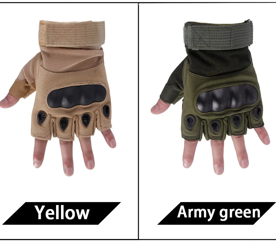New Outdoor Tactical Gloves Men Protective Shell Mittens Antiskid Workout Fitness Gloves For Men Women