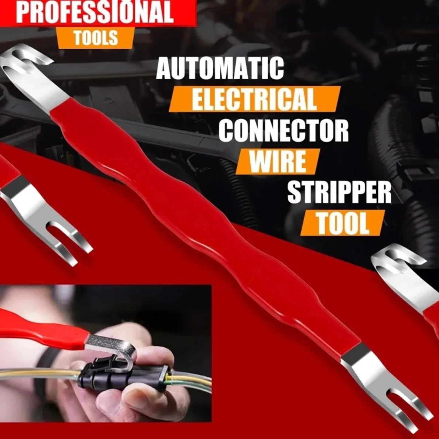 Professional Automotive Electrical Connector Disconnect Tool Dual-Ended Design with Non-Slip Grip for Car Terminal Removal
