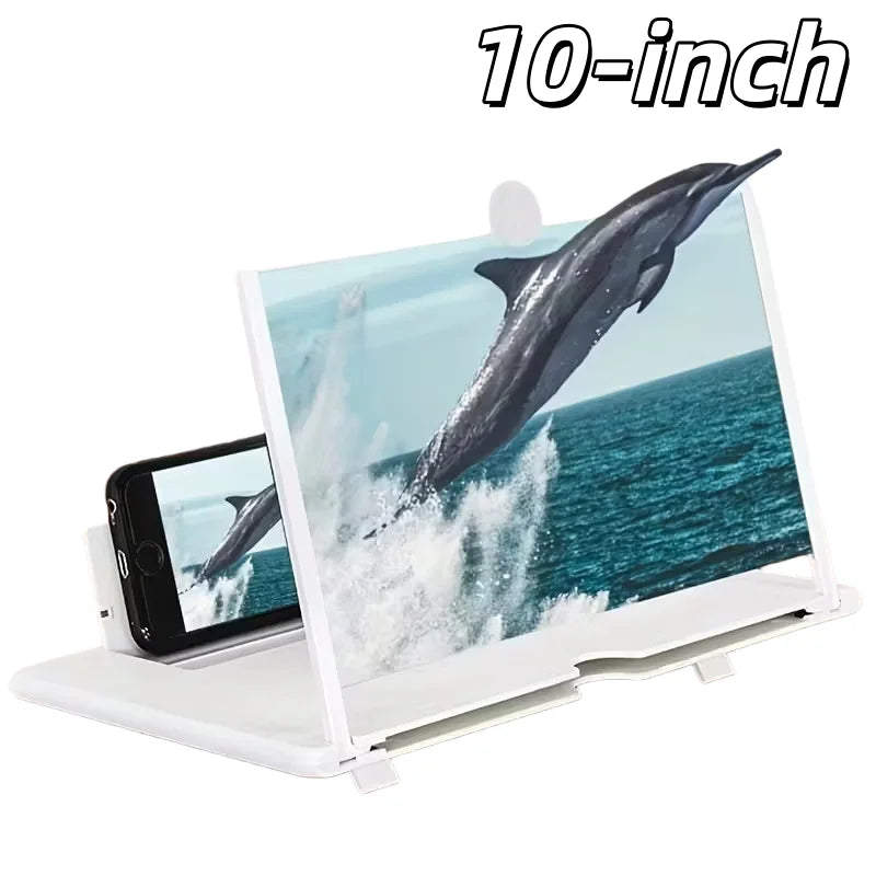 1pc Phone Screen Amplifier | HD Portable Movie Viewer with Drawer Storage for Videos & Games