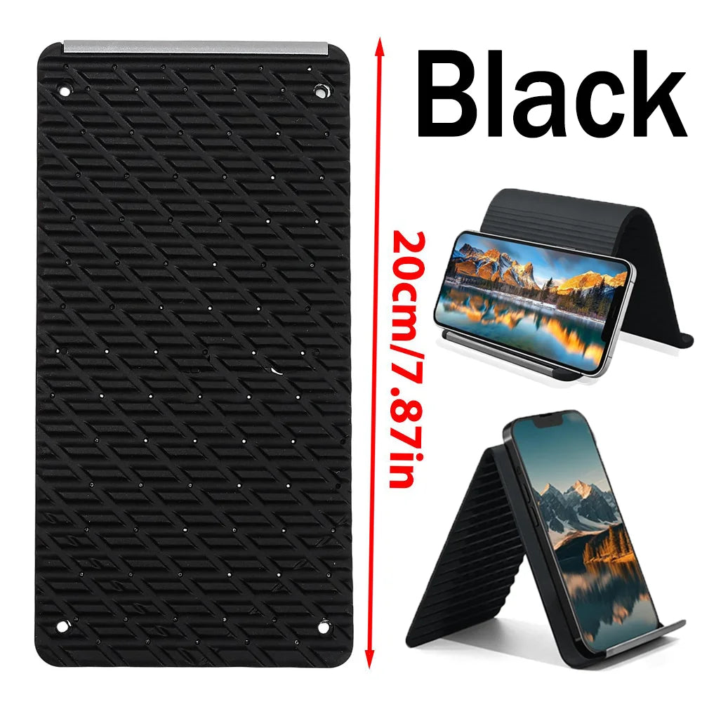 2-1PCS Flexible Phone Stand Foldable Silicone Desktop Tablet Laptop Stand Portable Adjustable Universal Holder for Travel Office