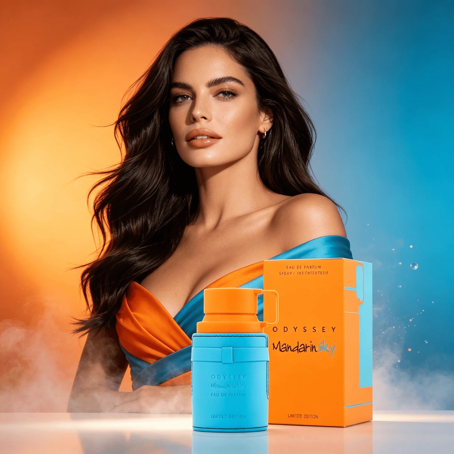 Armaf Odyssey Mandarin Sky Limited Edition EDP 100 ML, Fresh Mandarin Citrus Amber‑Woody Luxury Perfume, Long‑Lasting Scent Spray For Daily Wear & Dating