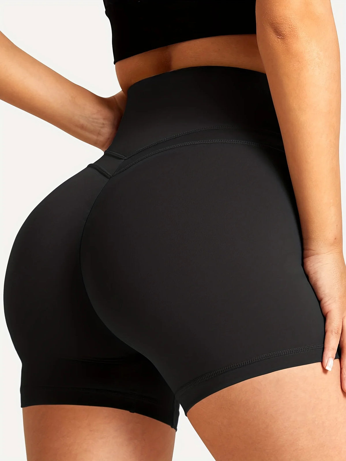Workout Shorts For Women, High Waist Running Scrunch Gym Yoga Biker Shorts, Women's Activewear