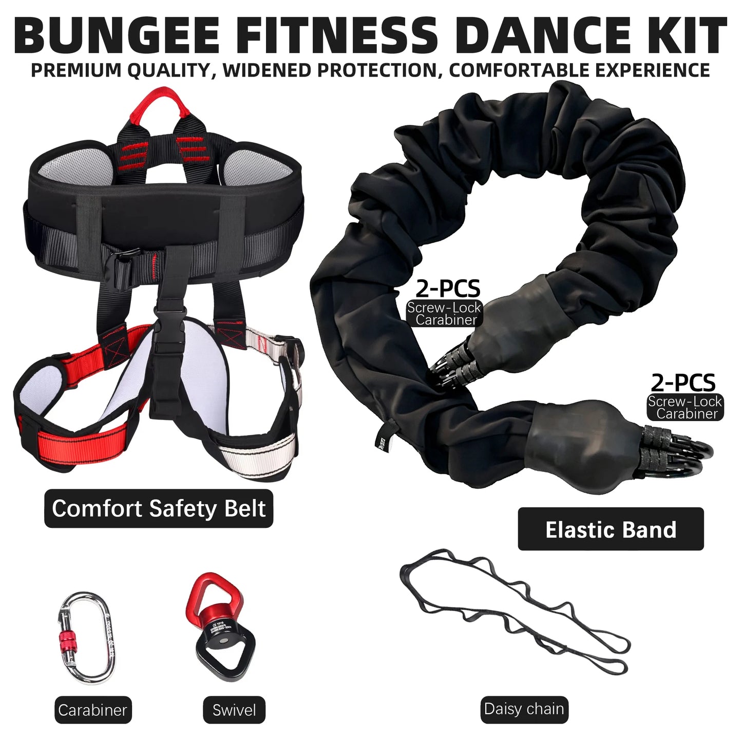 Heavy Bungee Fitness Kit Resistance Belt for Home Gym Yoga Rope Gravity Bungee Training Pro Tool for Home Gym Studio