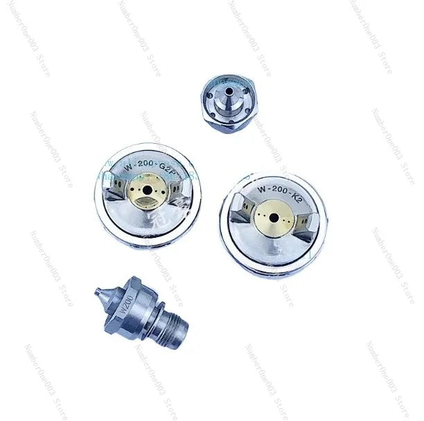 1PCS WA-200 Automatic Spray Gun Accessories W-200-G2P/K2/R2/W1/W2/30/40 Atomizing Cap W200 Needle Nozzle