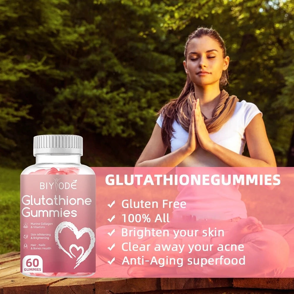 2 Pack Glutathione Supplement Collagen Gummies