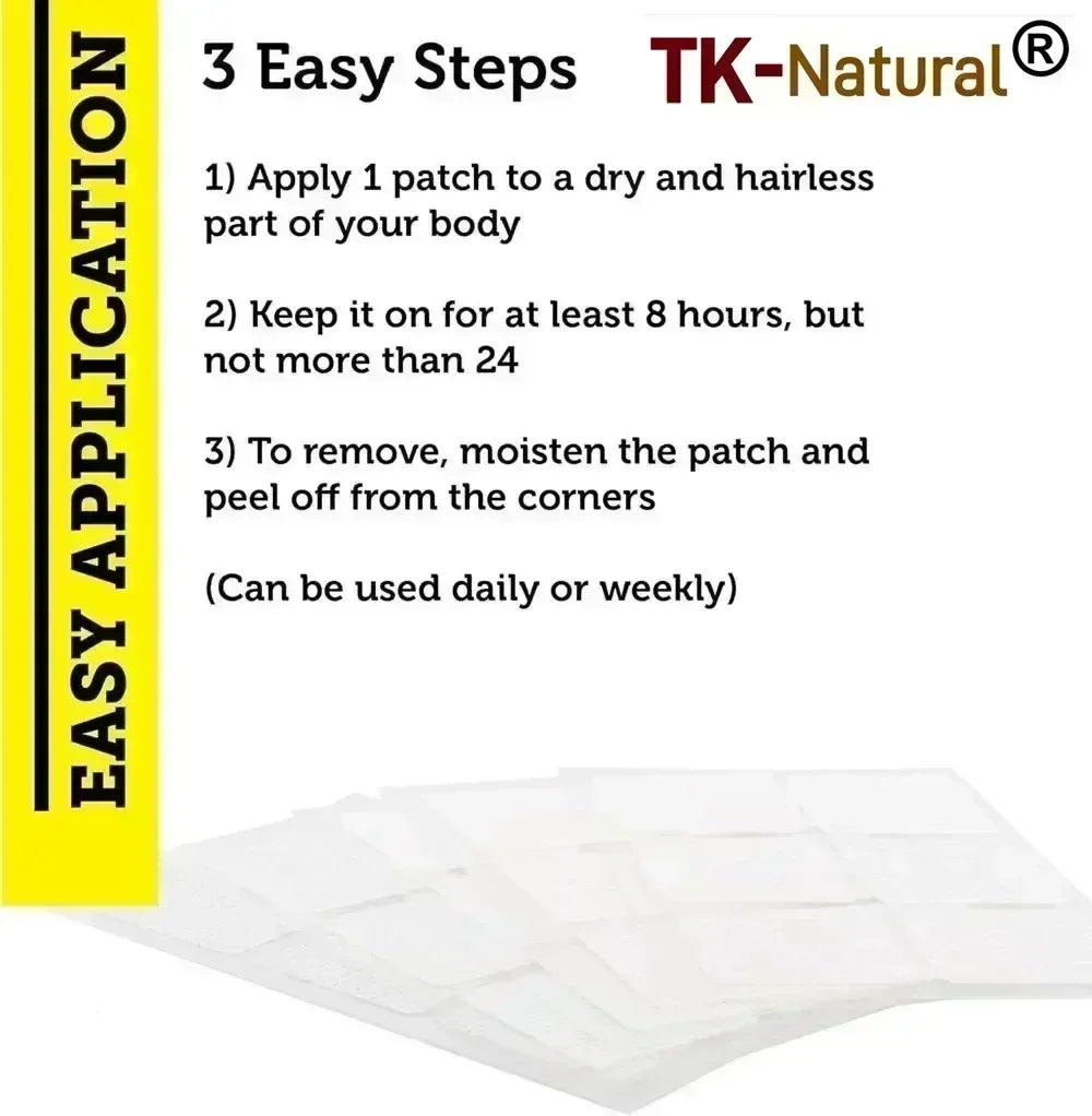 30 Patches Vitamin B12 Transdermal Patches for Memory, Mood, Blood Cell Function, Cardiovascular and Energy