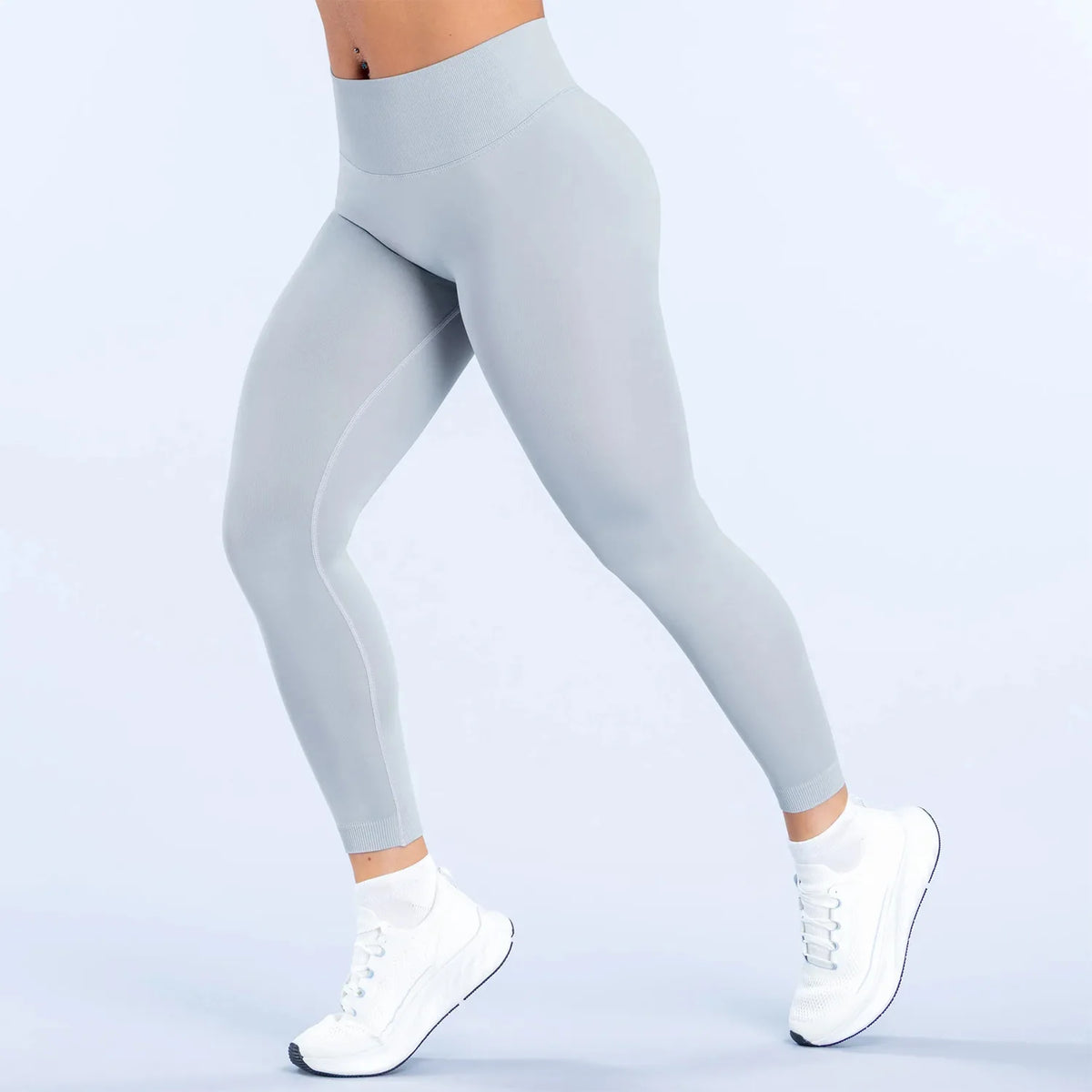NCLAGEN Women's Sports Yoga Pants Seamless Defy Leggings Scrunch Booty Sportswear Gym Clothes Speed Activewear Workout Tights