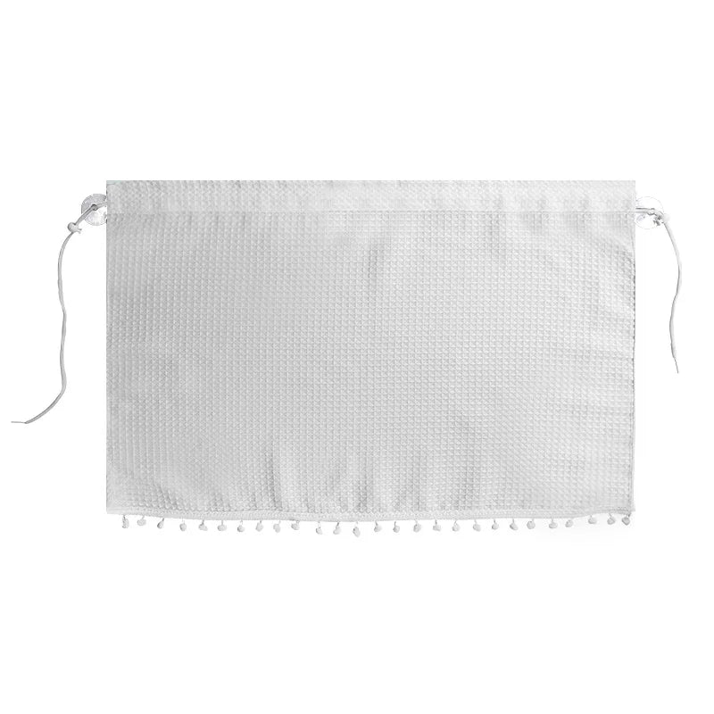 Car Sunshade Curtain, Fresh Style, Sun-Blocking Curtain for Sedan, Suction Cup Type, In-Car Sun Protection and Heat Insulation