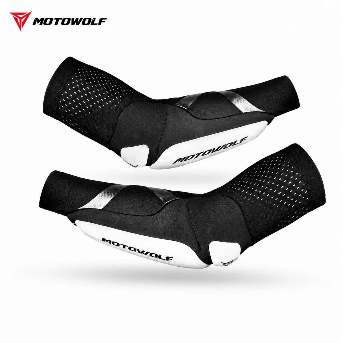 MOTOWOLF Motorcycle Elbow Pads CE Certified Arm Guards Impact Resistant Breathable Anti Slip Protector Dirt Bike Motocross MTB