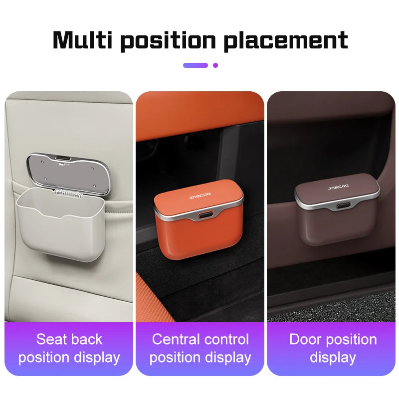 Waterproof Car Garbage Bin Trash can For Chery Jaecoo J7 J8 2023 2025 Auto DoorSide /Seat Back Hanging Storage Box Accessories