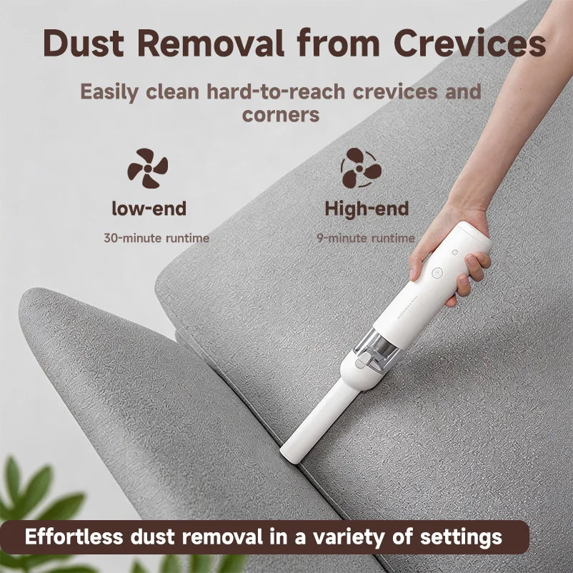 Xiaomi Mijia Handheld Vacuum Cleaner 12000Pa Strong Suction Cordless Rechargeable Portable for Home Car Pet Hair Cleaning