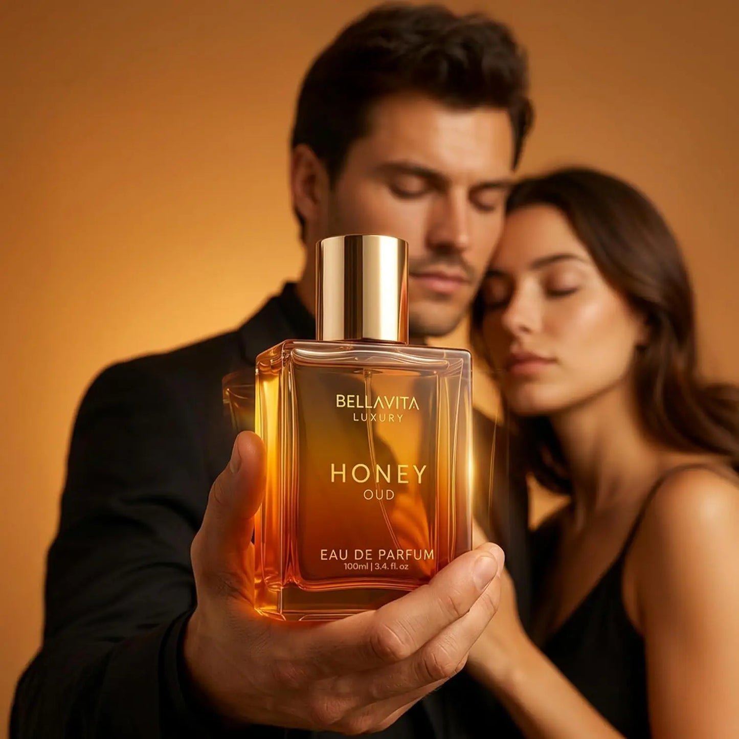 Bellavita Honey Oud & French Avenue Aether Extrait Eau De Parfum Set, Oriental Oud & Woody Aromatic Long Lasting Unisex Perfume Collection 100ml Each