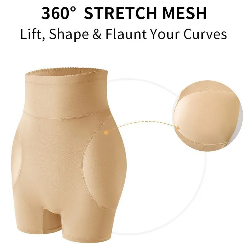 Body Shaper Hip Enhancer Butt Lifter High Waist Trainer Hip Pads Padded Underwear Tummy Control Panties Fajas Colombianas Girdle