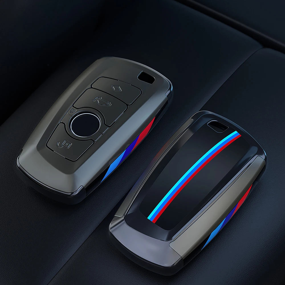 Carbon Sporty ABS Car Key Cover Case Holder Shell Bag For F30 F20 M3 M5 F10 F18 F22 F01 X3 X4 F06 F02 Keychain Accessories