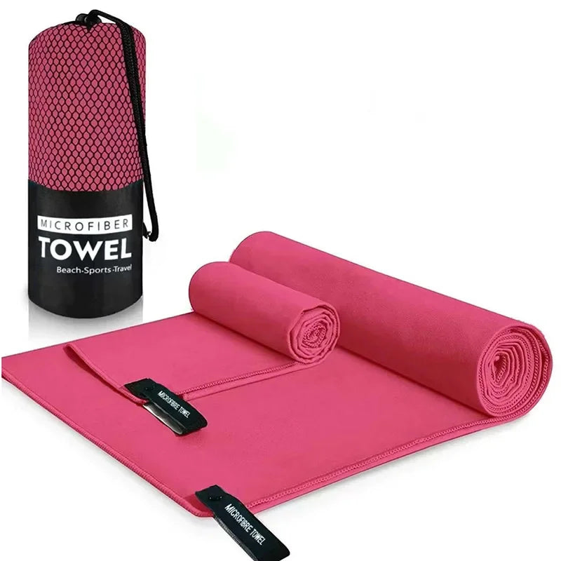 Quick-Drying Sports Towel 40x80/50x110cm Blue Grey Green Orange Swimming Gym Fitness Camping Running Beach Washcloth Towels
