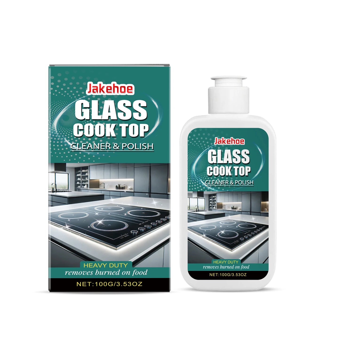100/300/500g Glass Cooktop Cleaning Polish: Deeply removes stubborn stains from the stove, repairs scratches, and restores shine