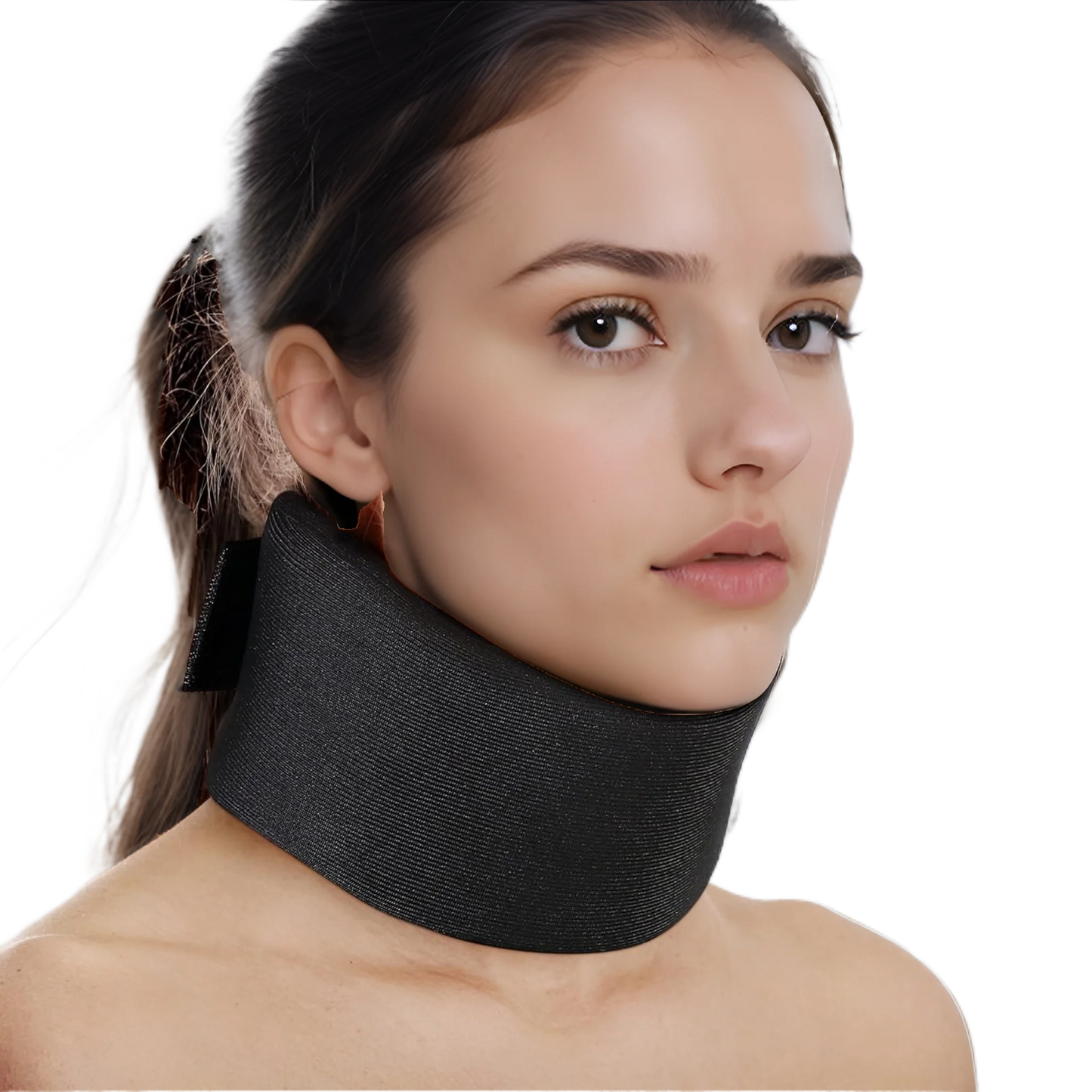 Soft  Neck Brace Universal Cervical Collar, Adjustable Neck Support Brace for Sleeping - Relieves Neck Pain and Spine Pressure