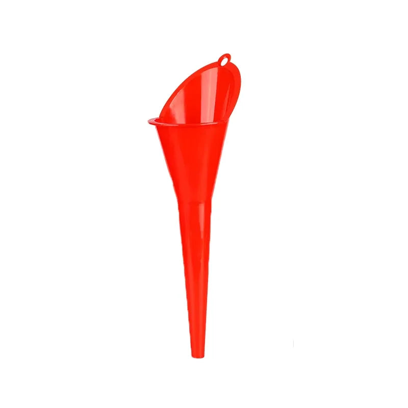 Car Refueling Longer Funnel Anti-splash Plastic Auto Long Mouth Oil Funnels Engine Funnel Motorcycle Refueling Car Accessories