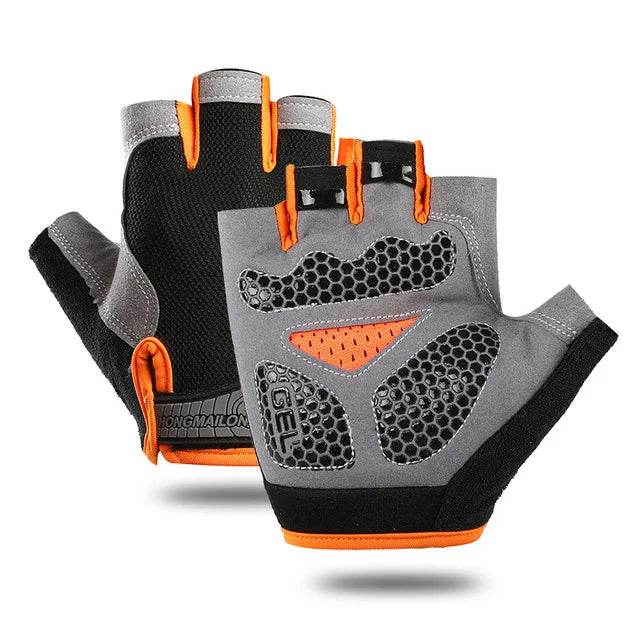 Half Finger Gel Weight Lifting Gloves Men Women Breathable Anti-slip Workout Gloves Summer Gym Yoga Sport Training Hand Gloves