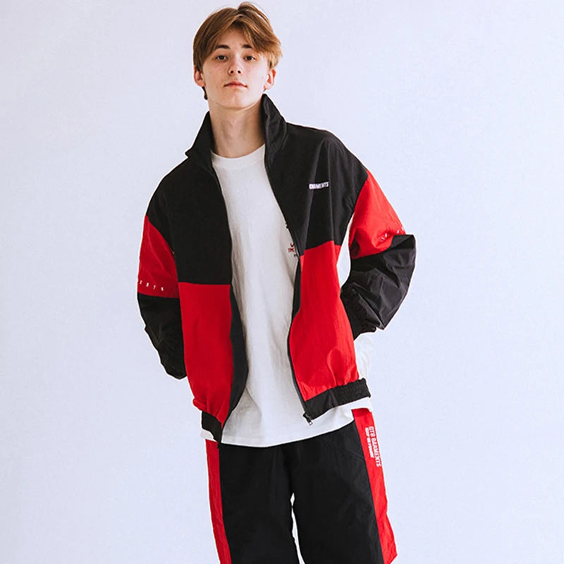 Ahn Suho Weak Hero Class Jacket Unisex Track Jackets Contrast Loose Coat Men Women Long Sleeve Sports Tops Activewear Clothing