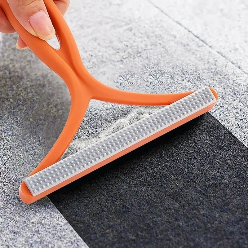Double-Sided Portable Lint Remover for Pet Hair-Reusable Fabric Shaver for Clothes/Carpet/Car Seats, Fur Removal Tool Hair Brush