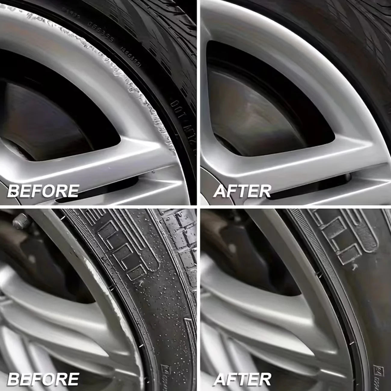 FARIENNE Silver Car Rim Touch Up Paint Pen Quick Repair For Wheel Scratches Chipped Paint And Metal Surface Blemishes