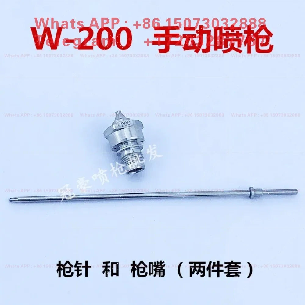 1PCS WA-200 automatic spray gun accessories W-200-G2P/K2/R2/W1/W2/30/40 atomizing cap w200 needle nozzle