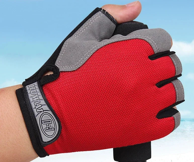 Gym Gloves for Men Women Fingerless Training Cycling Gloves Sports Fitness Motorcycle Mtb Anti-slip Gloves Bicycle Accessories