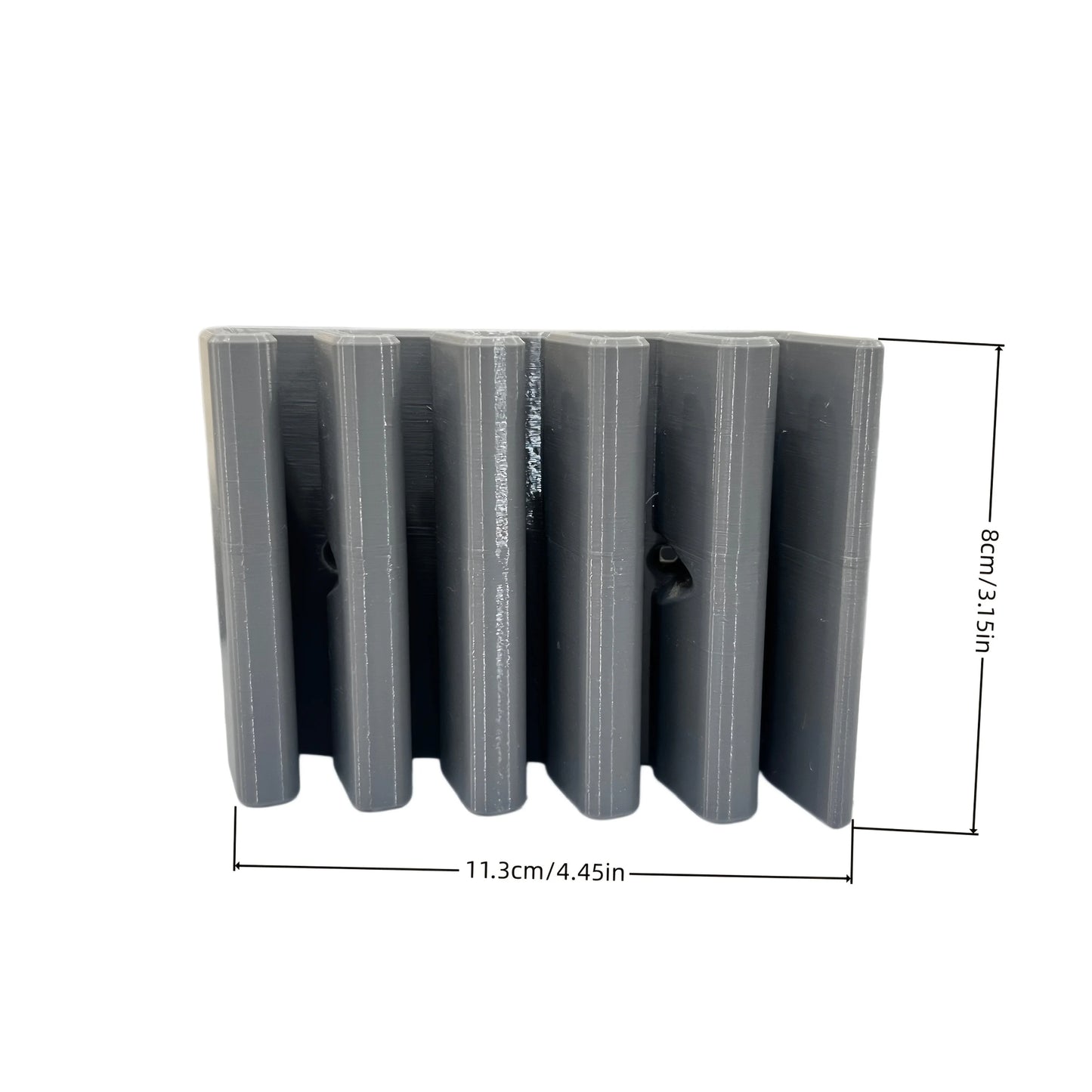 Space Saving Under Cabinet Lid Storage Rack Wall Mount Multi-Slot Sturdy Holder For Kitchen Sturdy  Container Lids Holder
