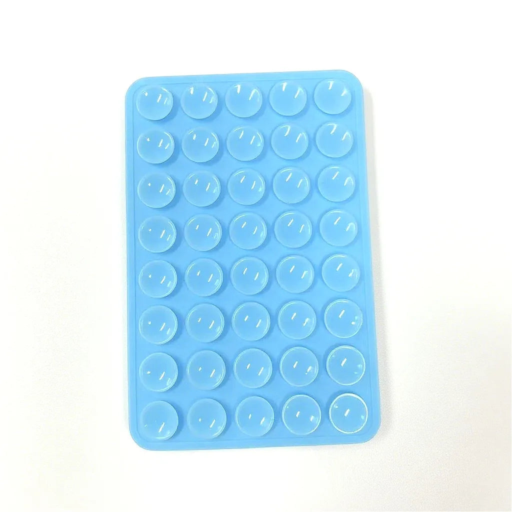 Silicone Double Sided Suction Cup Phone Mount Hands-Free Mobile Stand Airplane Travel Essential Compatible Any Smartphone