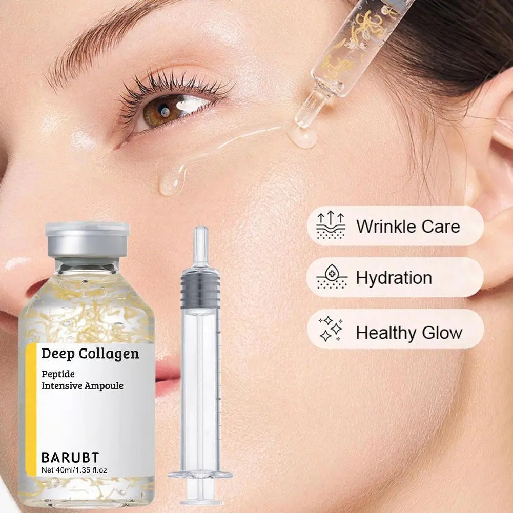 Deep Collagen Peptide Intensive Ampoule Essence Revitalizing Deep Moisturizing Glow Boosting Firming Nourishing Korean Skin Care