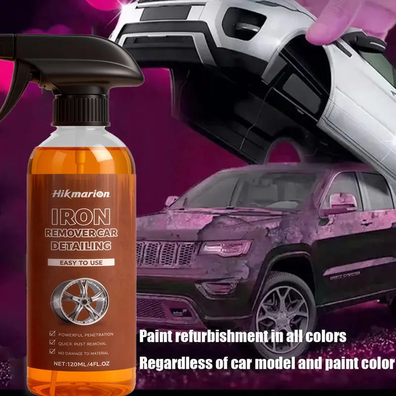 Metal Rust Remover & Protective Spray for Auto Parts Wheels Rims Chassis Metal Anti-Rust Repair Fast Acting to Paint Surface