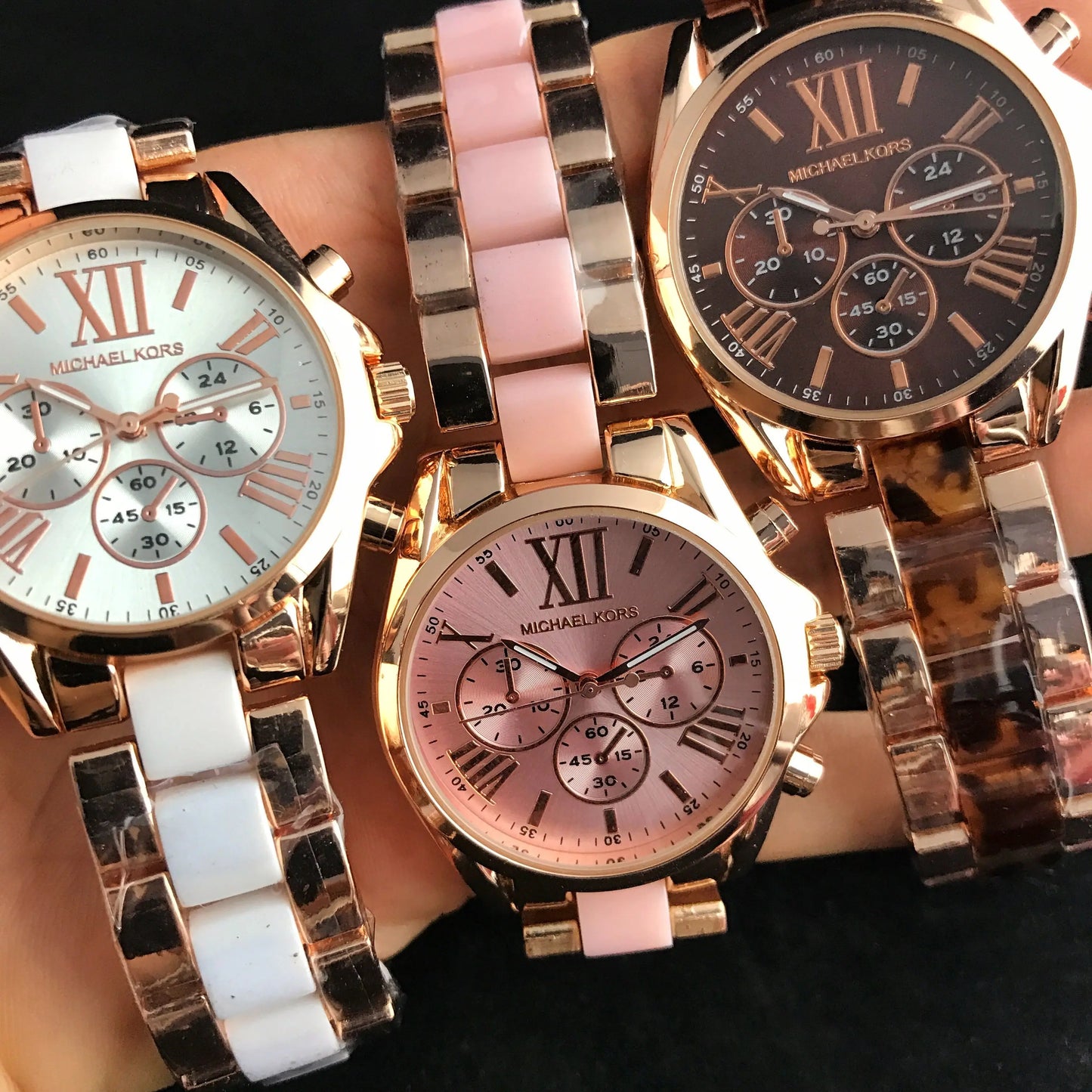 Michael Kors Ladies Fashion Watch Business Style Alloy Quartz Watch Luxury Design Multifunctional Chronograph Elegant Gift Women